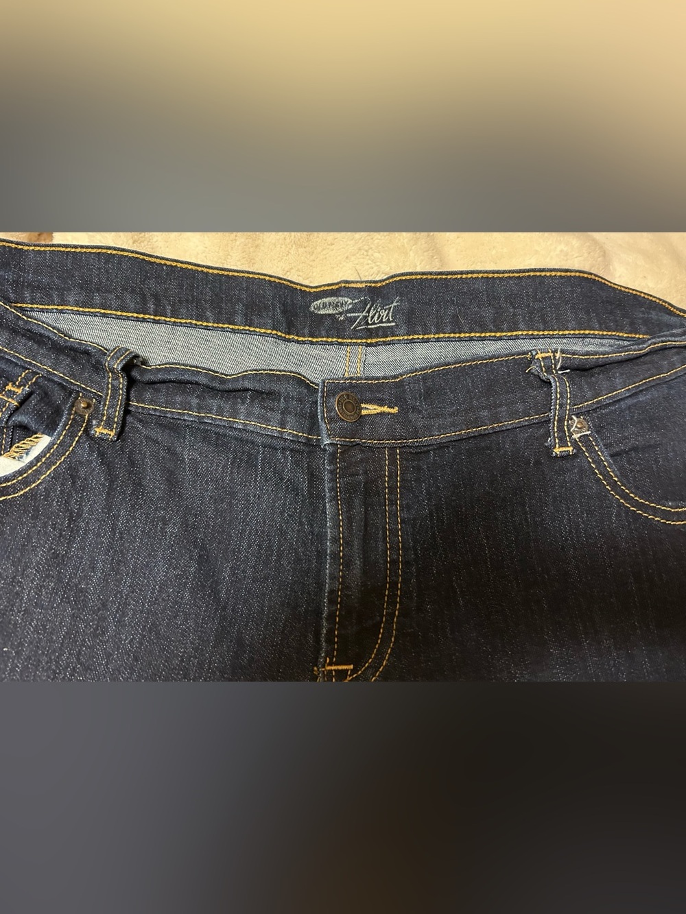 Old Navy Dark Blue Denim Jeans - Picture 3 of 5